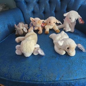 Ty Beanie Babies Farm Animals Bundle